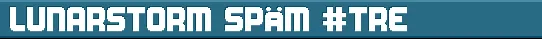 SPÄM #3, sidehoved