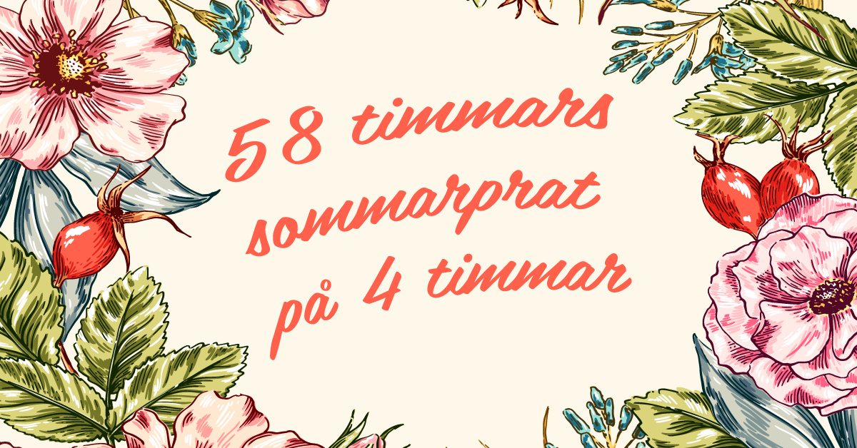 Sommar i P1 2026 på 4 timmar